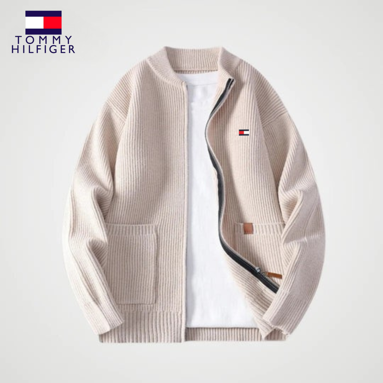 Zippad Stickad Kofta || REAPRIS