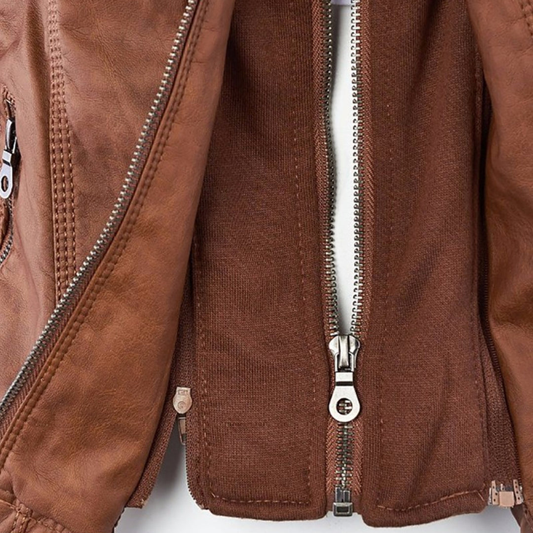 Monica | Elegant jacka med huva