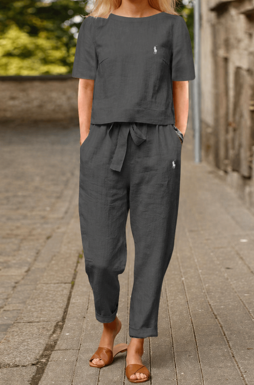 Kortärmad Sommarjumpsuit - Utförsäljning