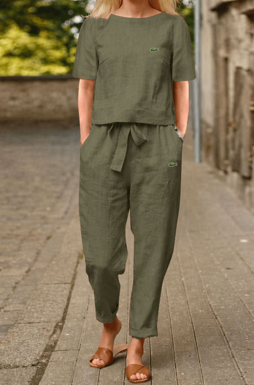 Kortärmad Sommarjumpsuit - Utförsäljning