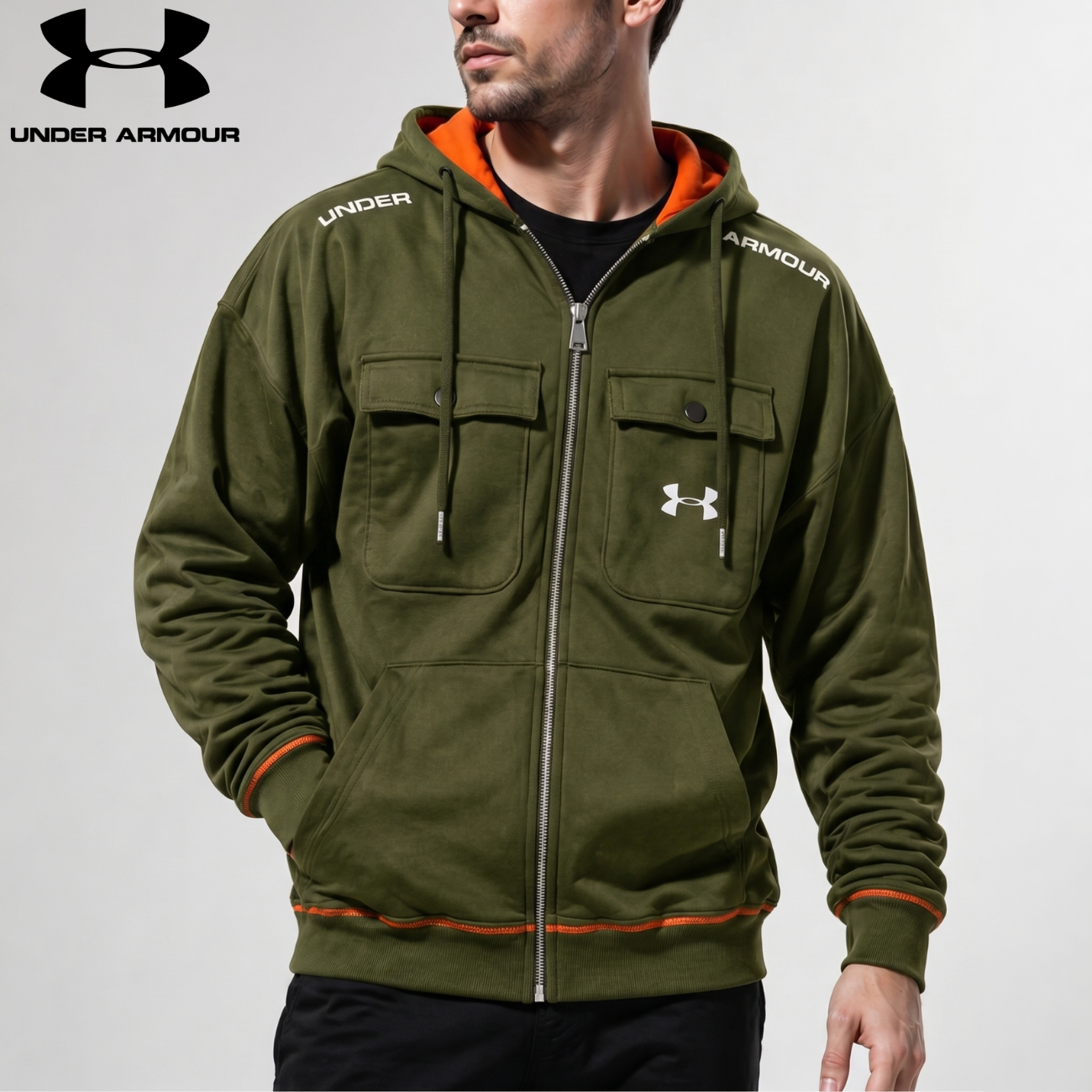 Ultimat Allterräng Fält Zip-Hoodie || Utförsäljning