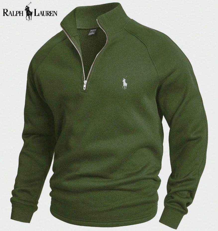 R&L™ | Halvzip sweatshirt i bomull