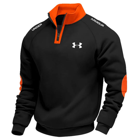 UA™ Herr Varm Fleece Tröja med Ståkrage och Dragkedja