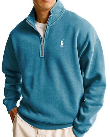R&L™ Herr Casual Ståkrage Halvdragkedja Sweatshirt