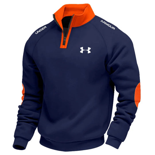 UA™ Herr Varm Fleece Tröja -- med Ståkrage och Dragkedja