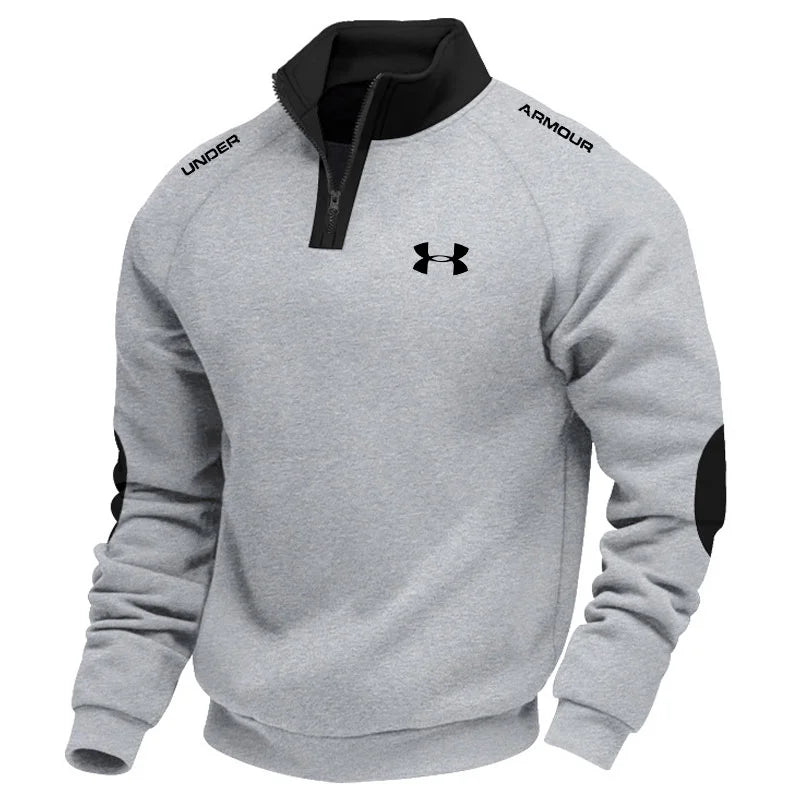 UA™ Herr Varm Fleece Tröja med Ståkrage och Dragkedja