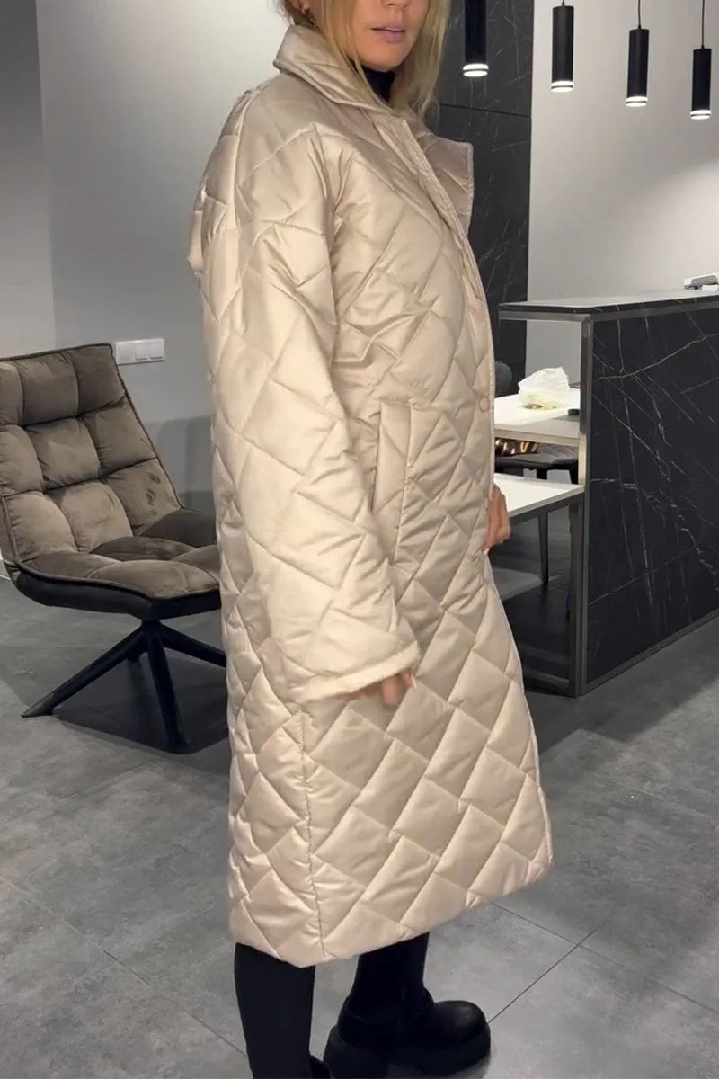 Svea | Elegant lång vinterjacka
