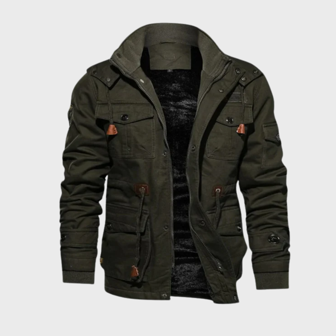 Veyro™ - Stilren Modern Jacka med Foder & Flera Fickor