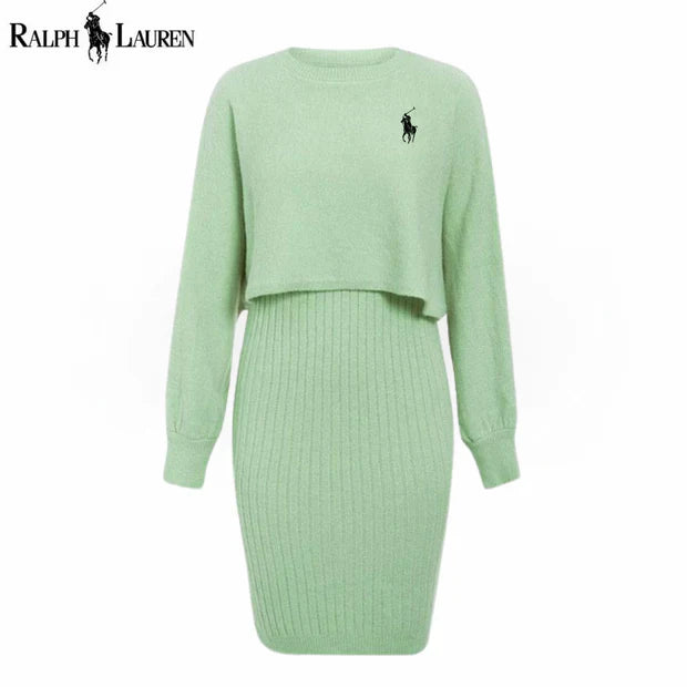 Cozy Ribbed Sweater Dress || Utförsäljning