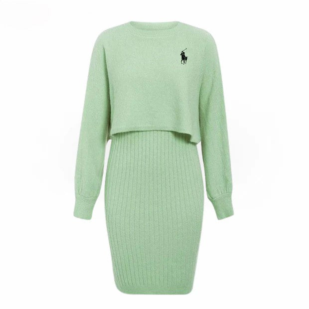 Cozy Ribbed Sweater Dress - Utförsäljning