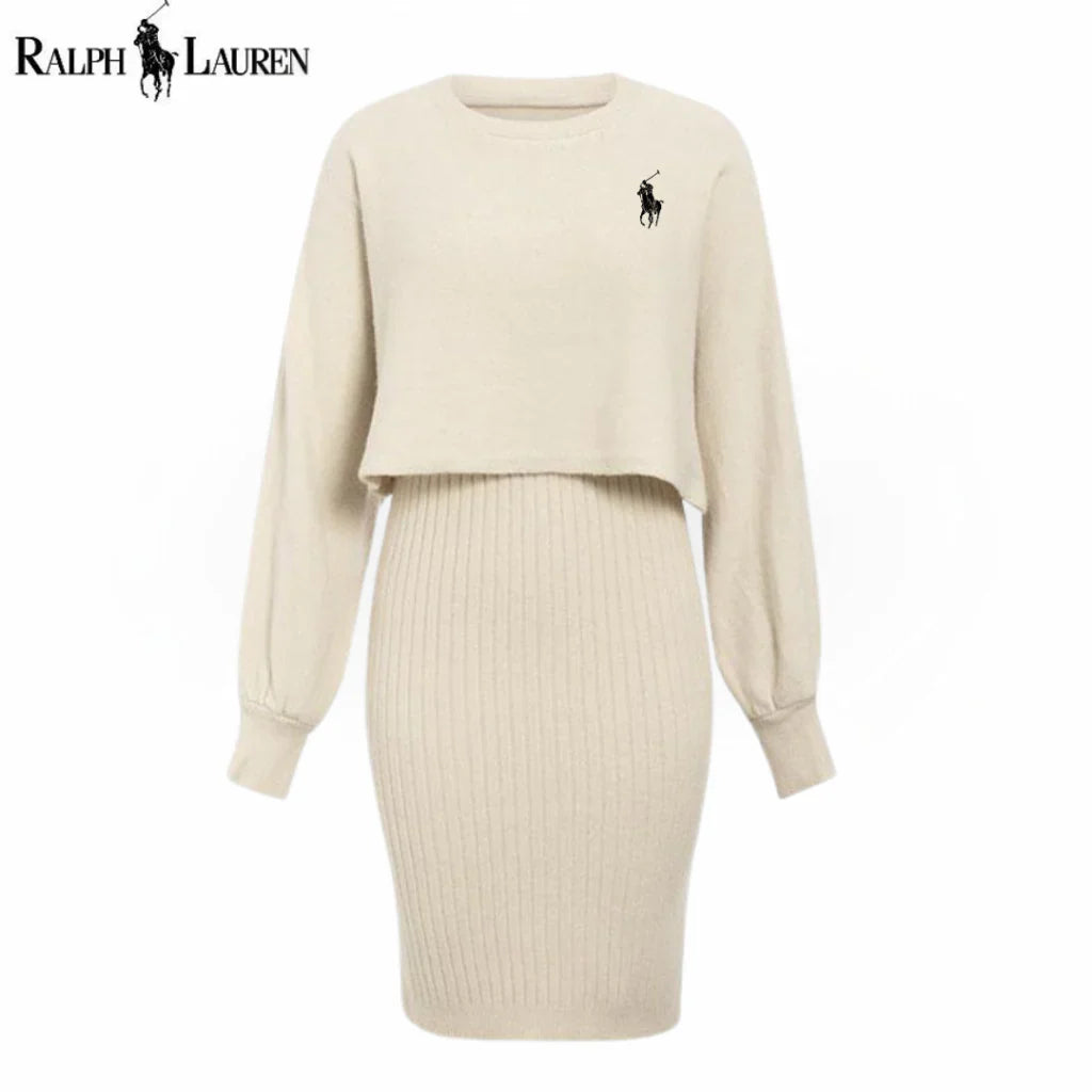 Cozy Ribbed Sweater Dress || Utförsäljning