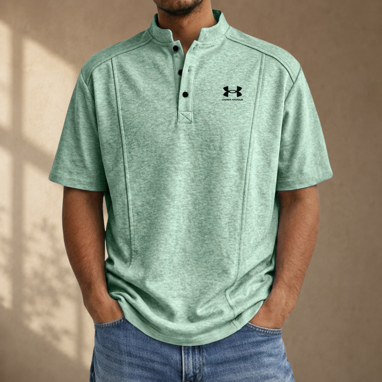 Vertikal Söm Tech Polo - Utförsäljning