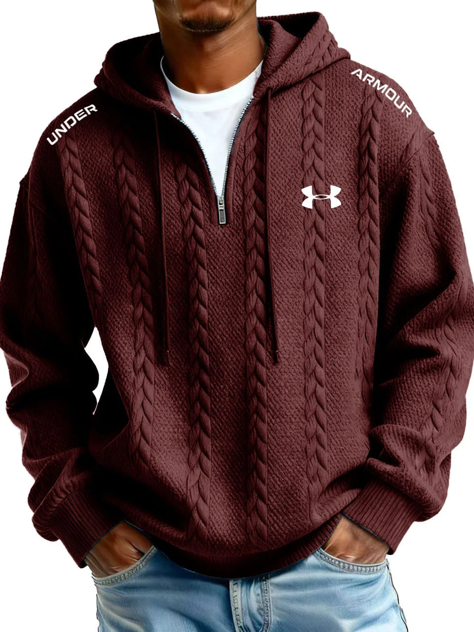 UA halvzip-hoodie