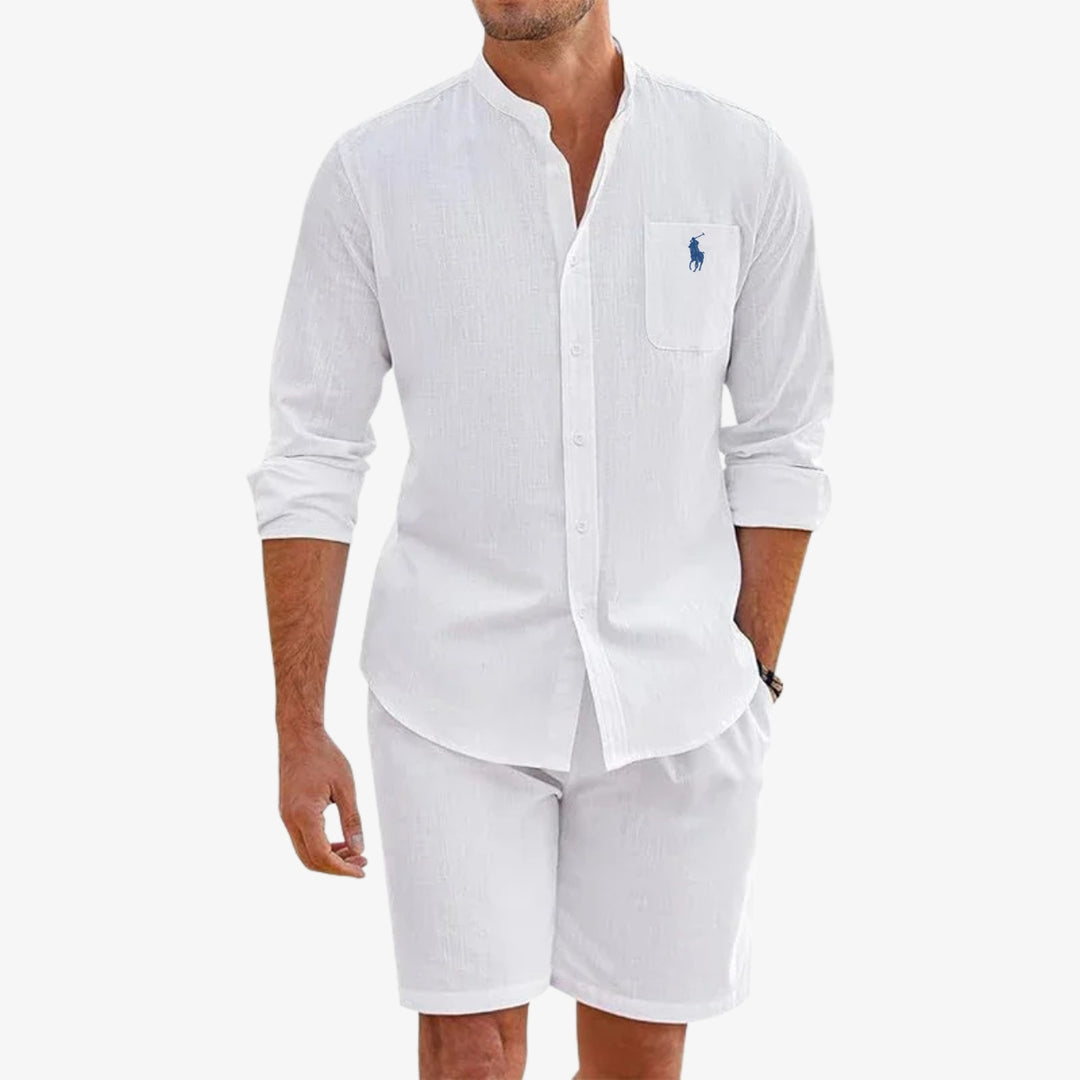Elegant Set Skjorta & Shorts - UTFÖRSÄLJNING