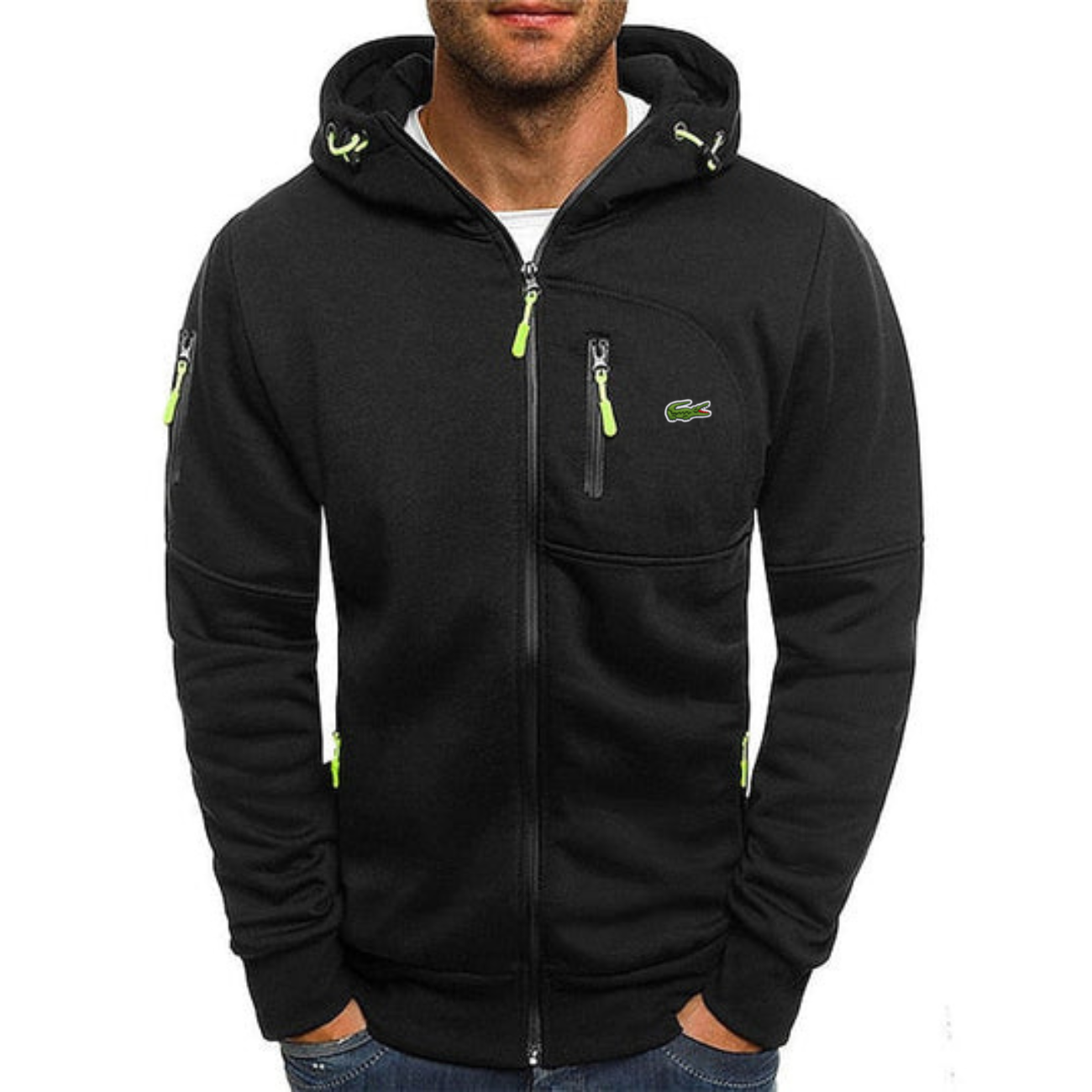Premium Komfort Zip-Up Hoodie - Utförsäljning
