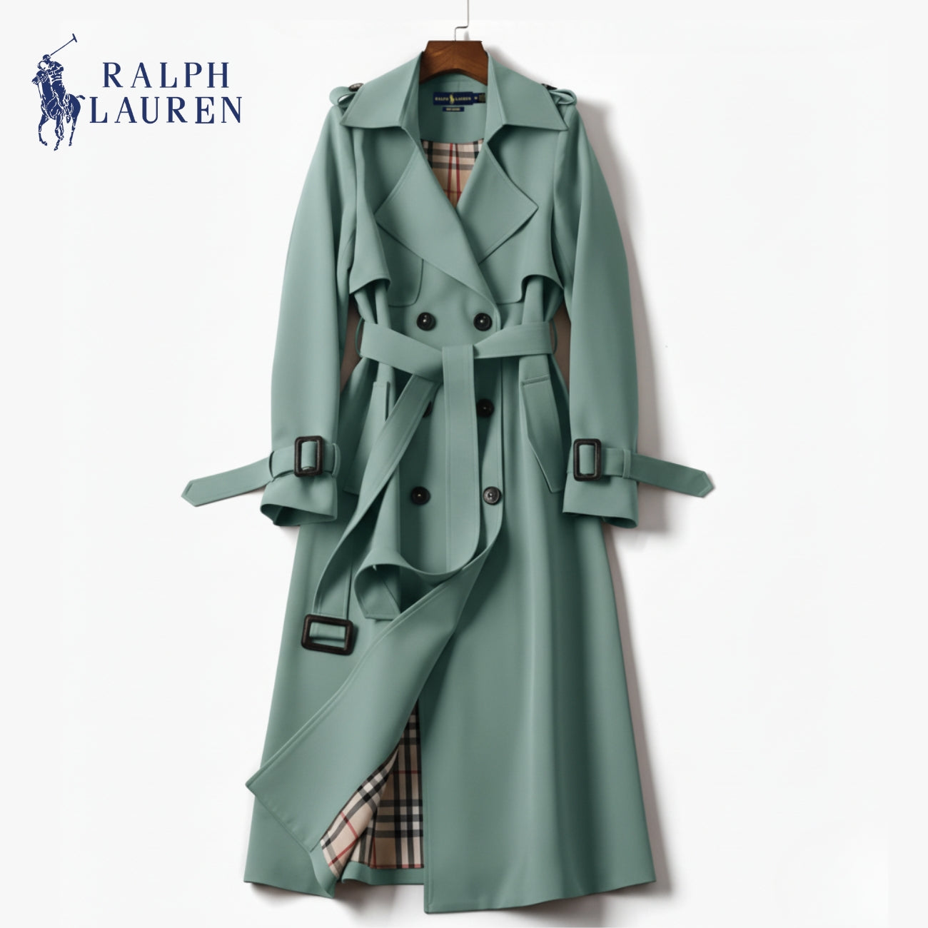 Elegant Trenchcoat med Bälte || UTFÖRSÄLJNINGSPRIS