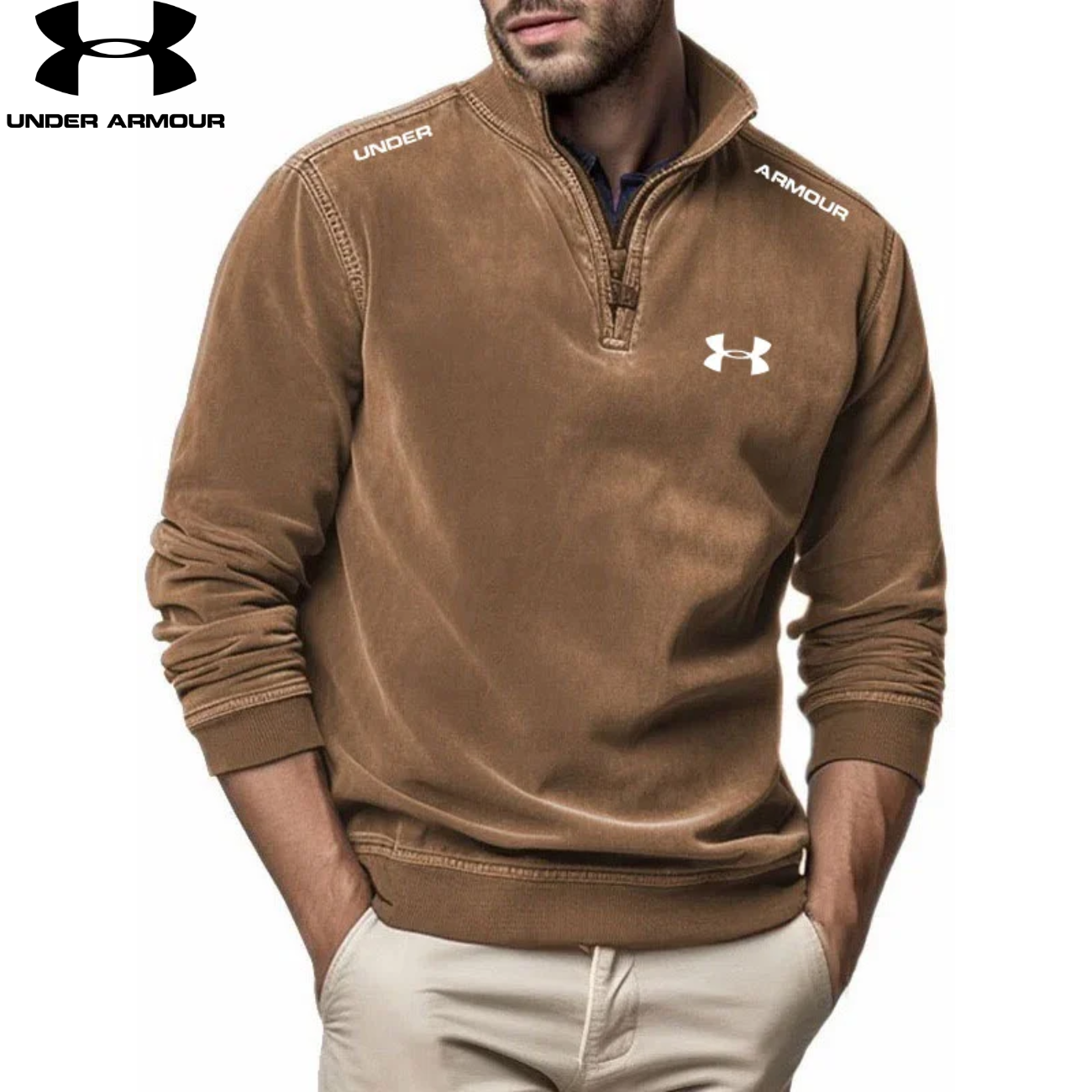 2026 Sweatshirt med Quarter Zip || Utförsäljning
