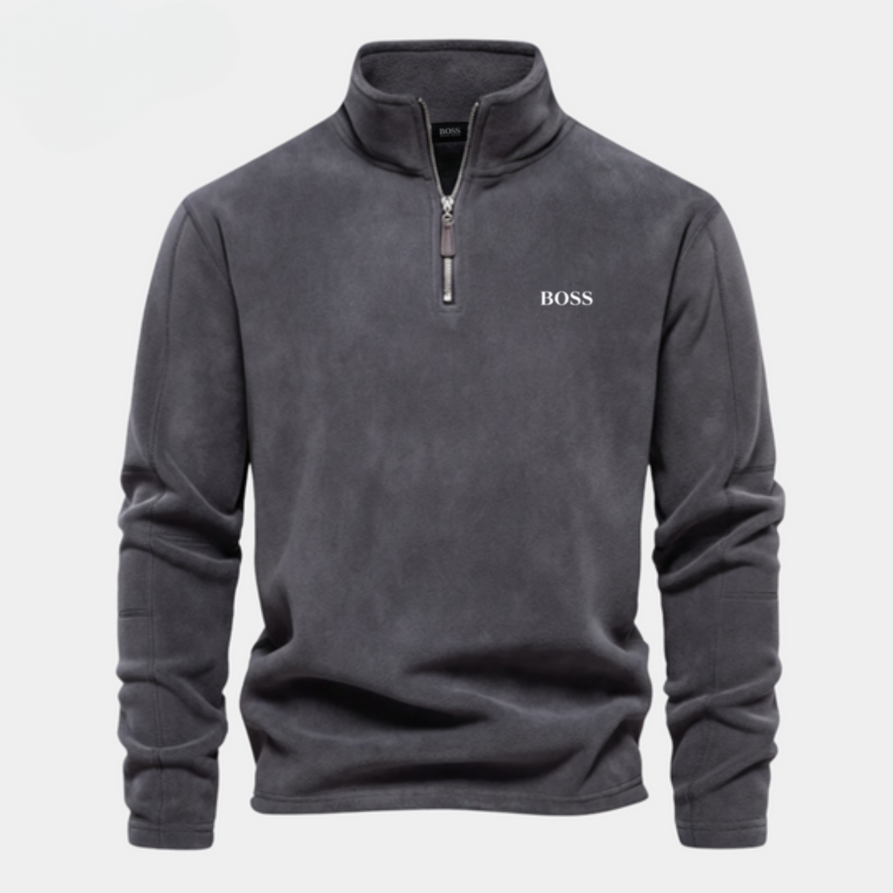 BOSS™ Half Zip Sweatshirt | I Bomull