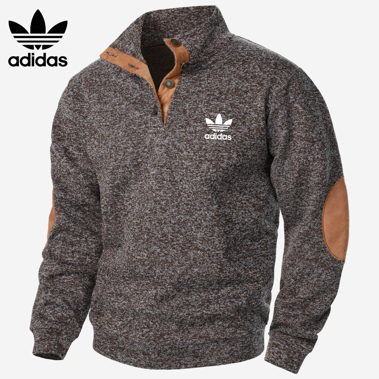 Halvknäppt sweatshirt || UTFÖRSÄLJNING