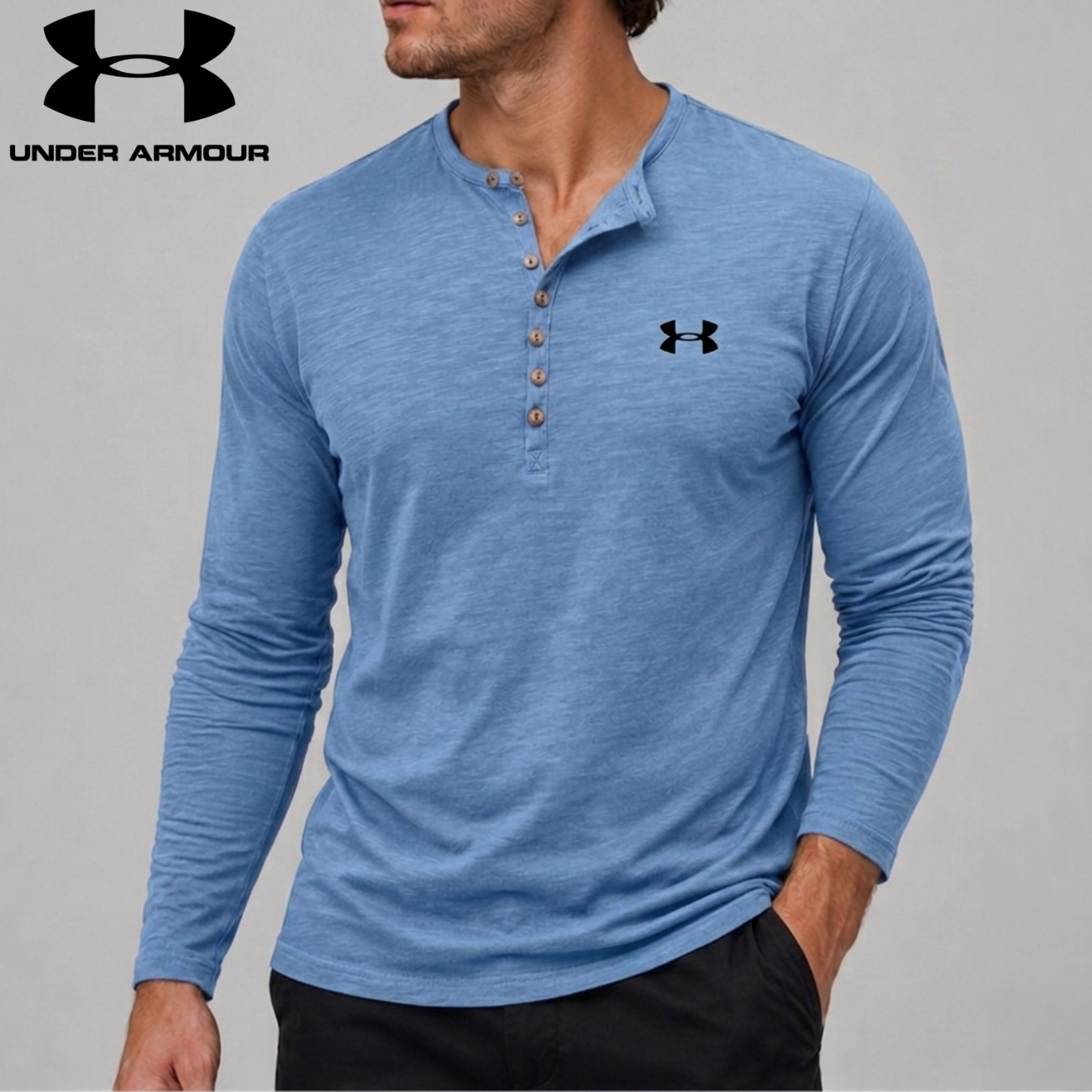 Långärmad Henley || Utförsäljning