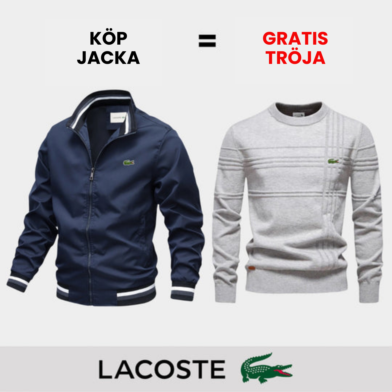 CASUAL JACKA + GRATIS TRÖJA || BEGRÄNSAT ERBJUDANDE