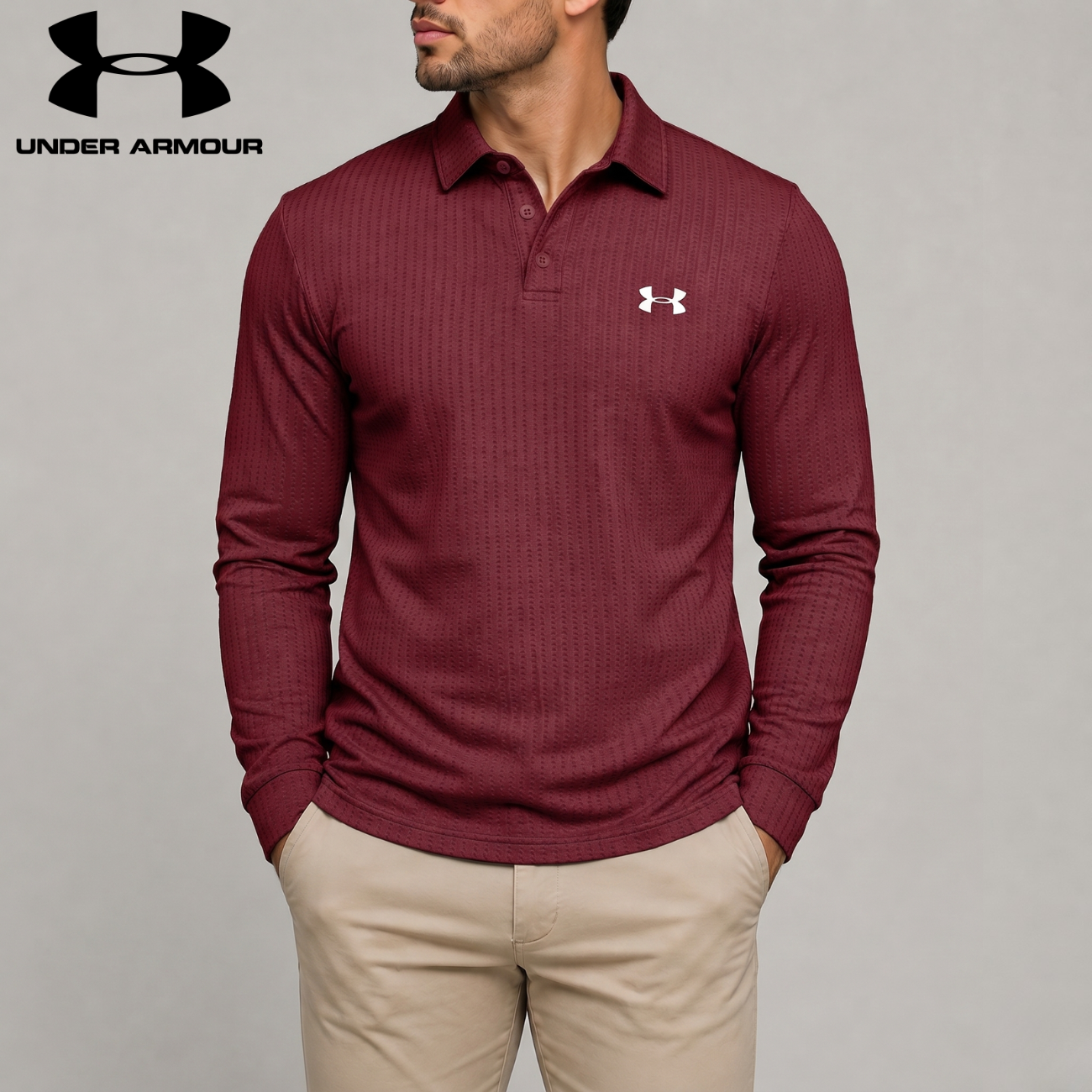 Långärmad Performance Polo || Utförsäljning