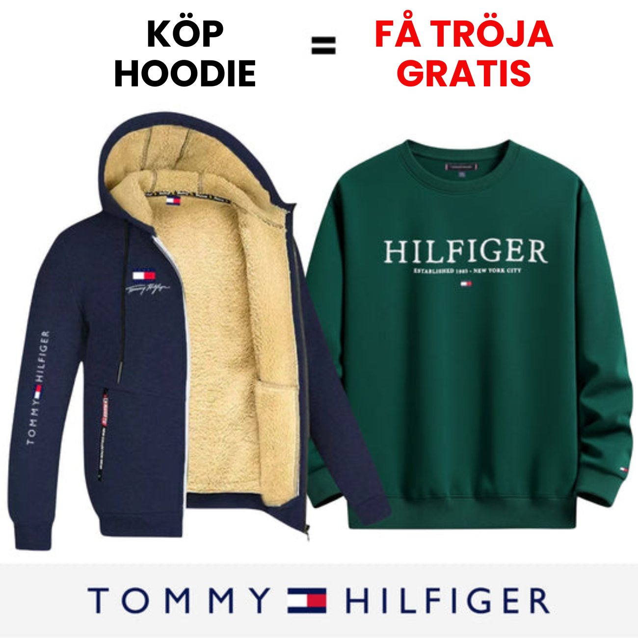 Premium Sherpa Hoodie + Sweat Erbjudande || BEGRÄNSAD ERBJUDANDE
