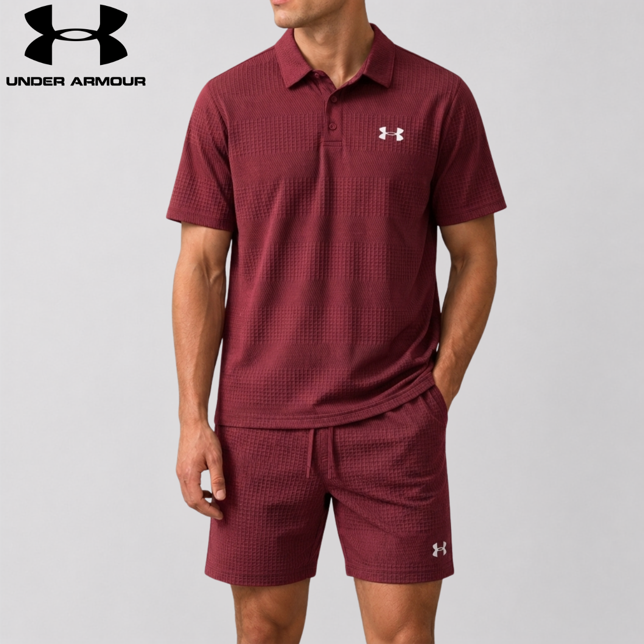 Aero-Weave Polo Shorts Set || Utförsäljning