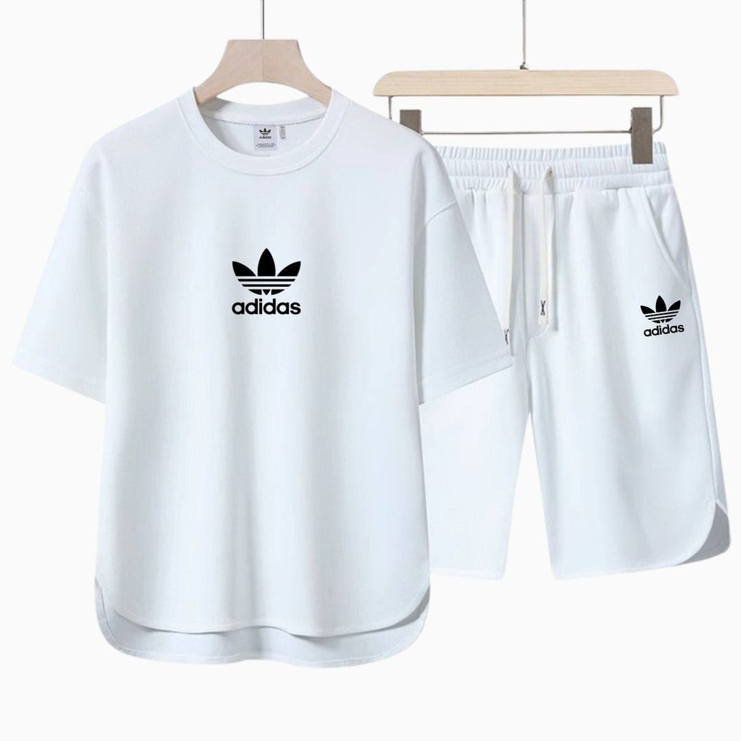 Casual Set för män - T-shirt och shorts