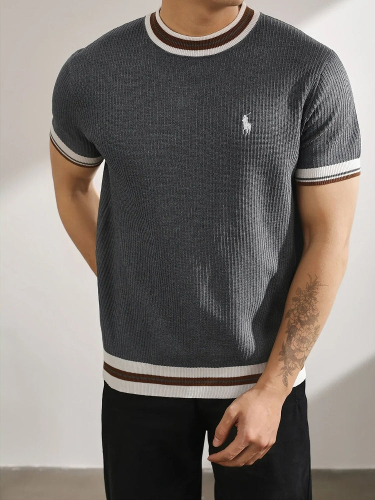 Casual T-shirt för män - med ren passform