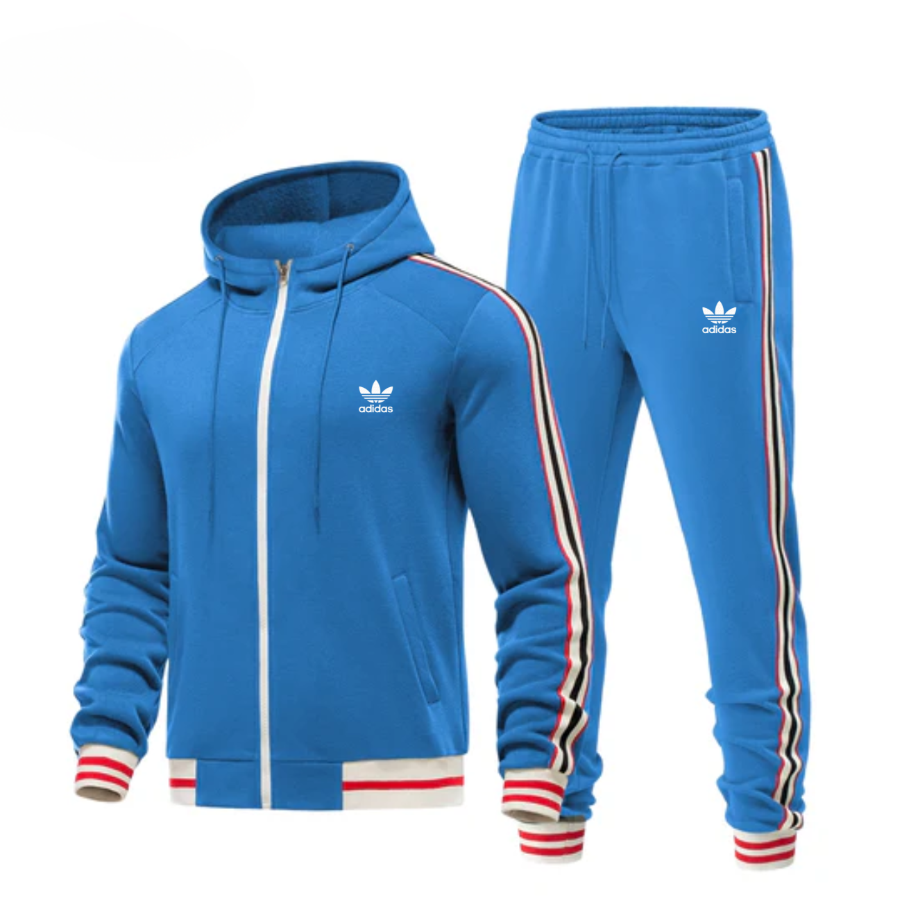 Avslappnad Set Hoodie & Byxor - REA