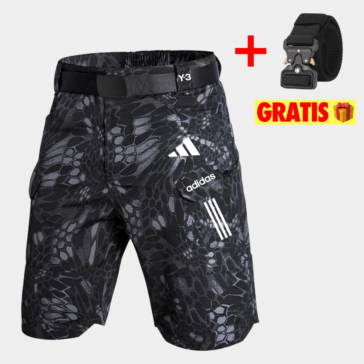 Taktiska Cargo-shorts + Gratis Bälte — UTFÖRSÄLJNING