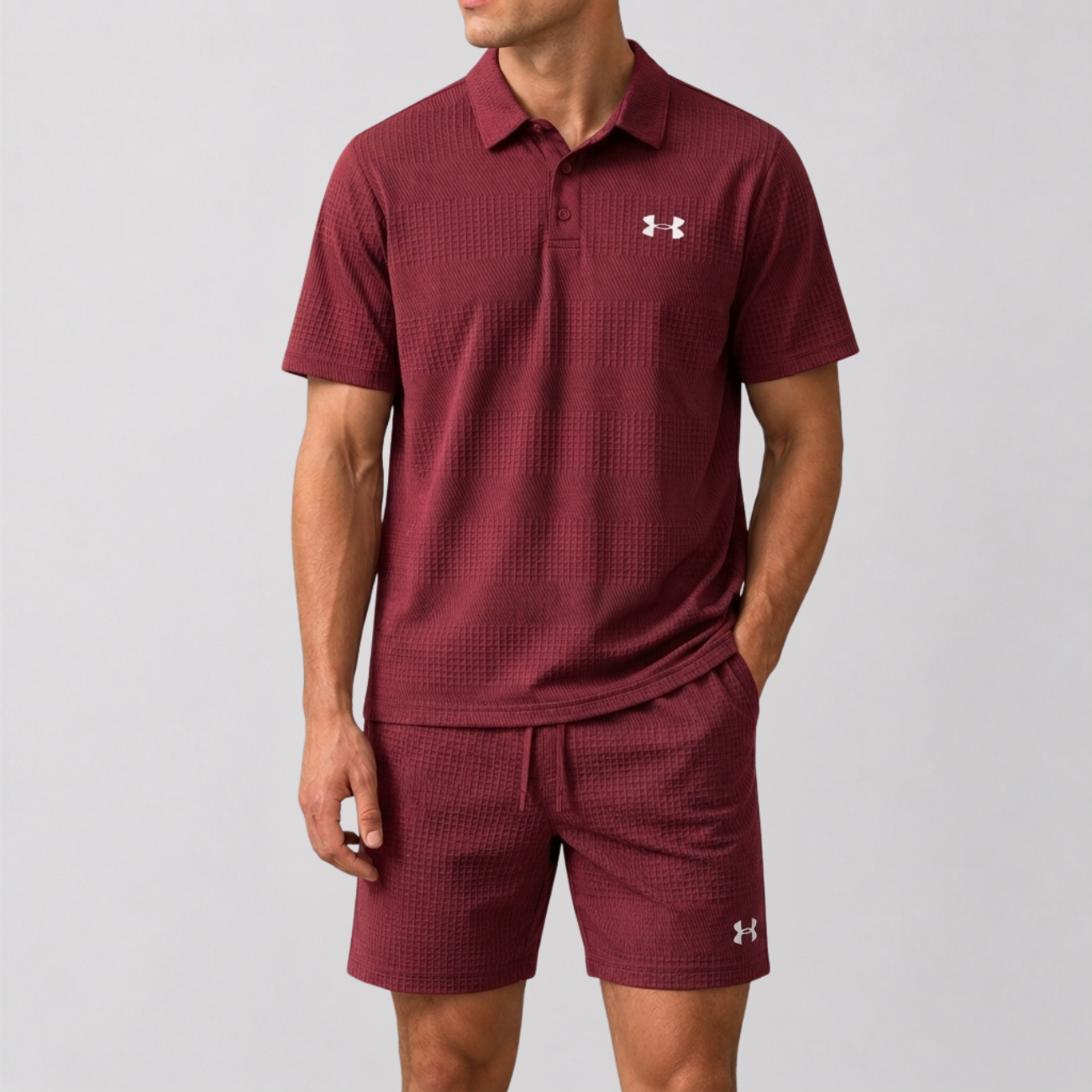 Aero-Weave Polo Shorts Set - Utförsäljning