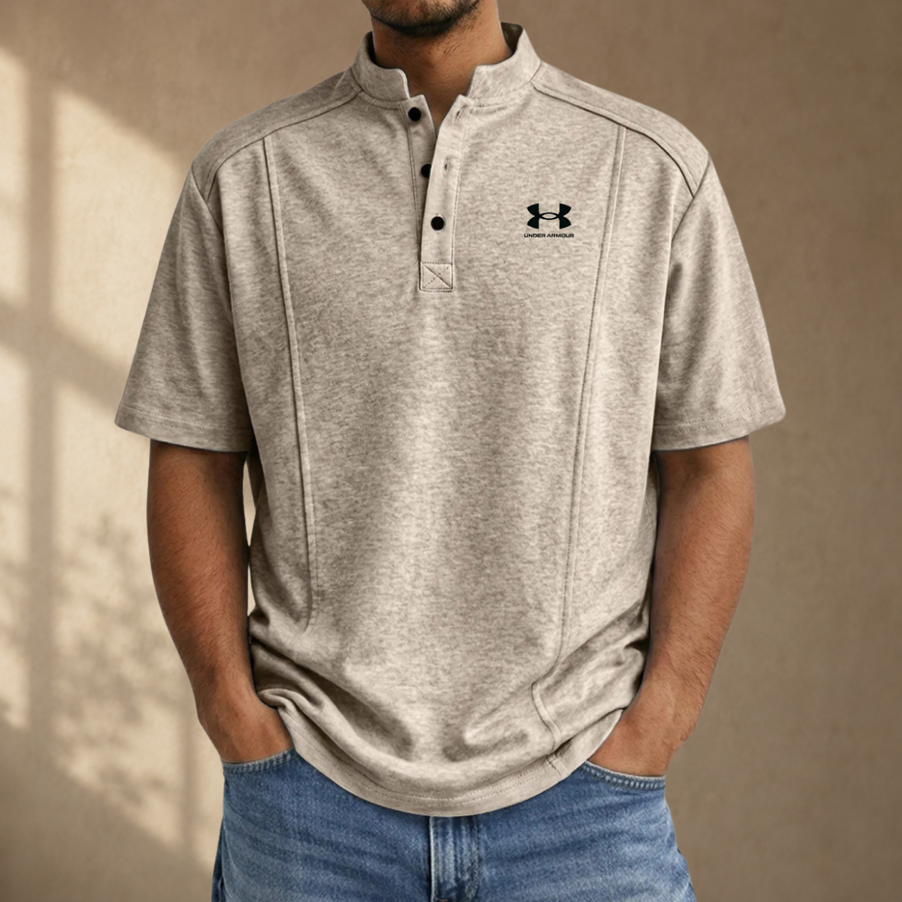 Vertikal Söm Tech Polo - Utförsäljning