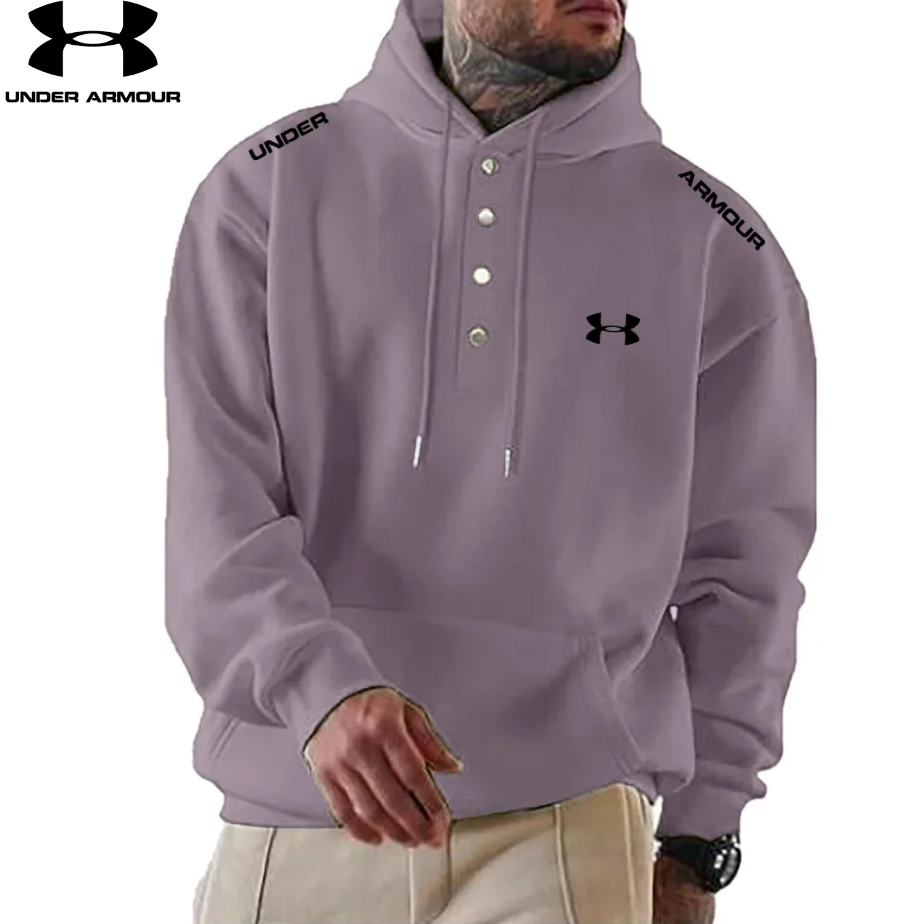 2026 Modern knapp-hoodie || Utförsäljning
