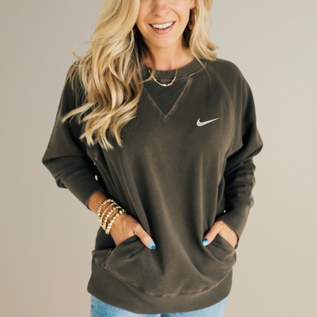 Faded Casual Sweater - UTFÖRSÄLJNING