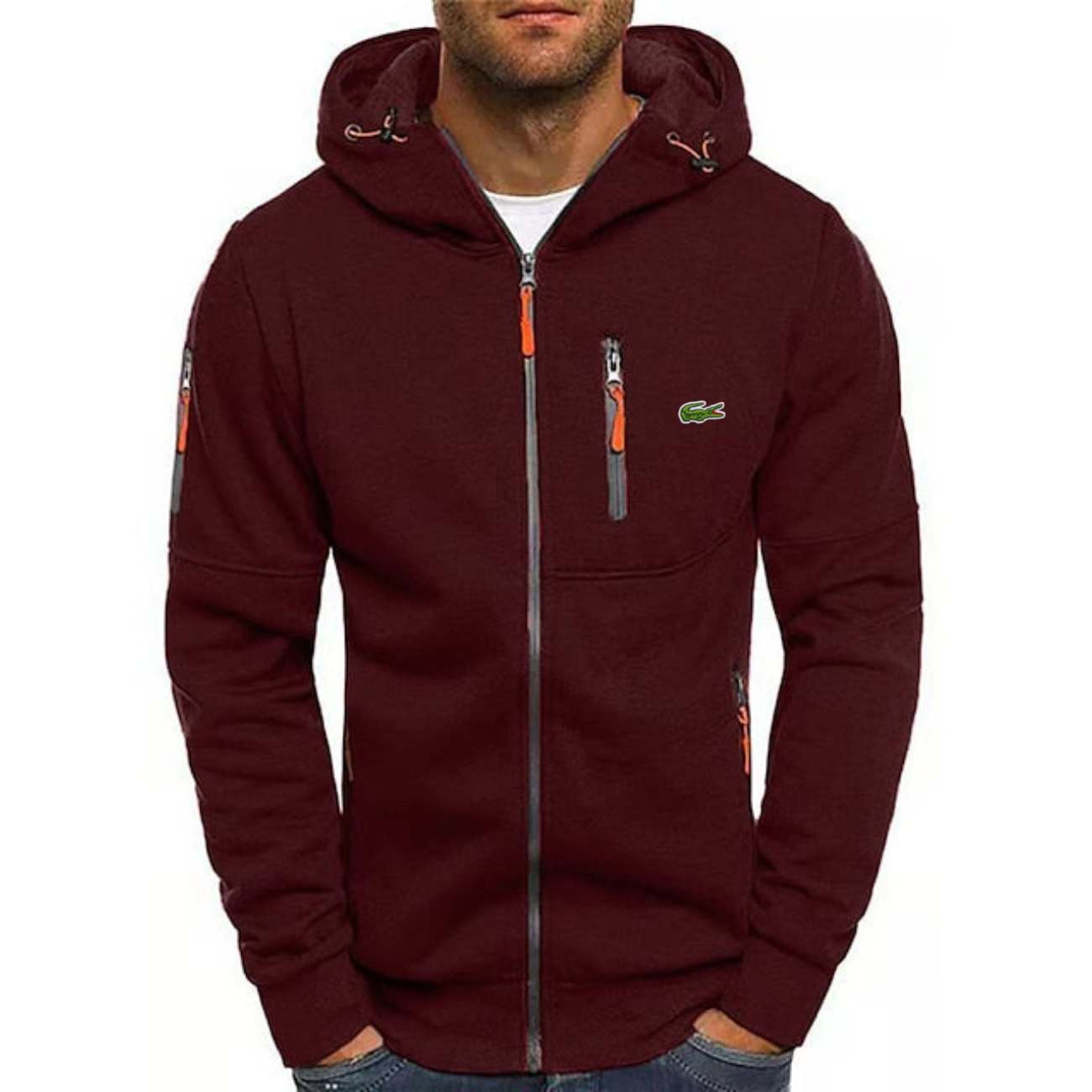 Premium Komfort Zip-Up Hoodie - Utförsäljning
