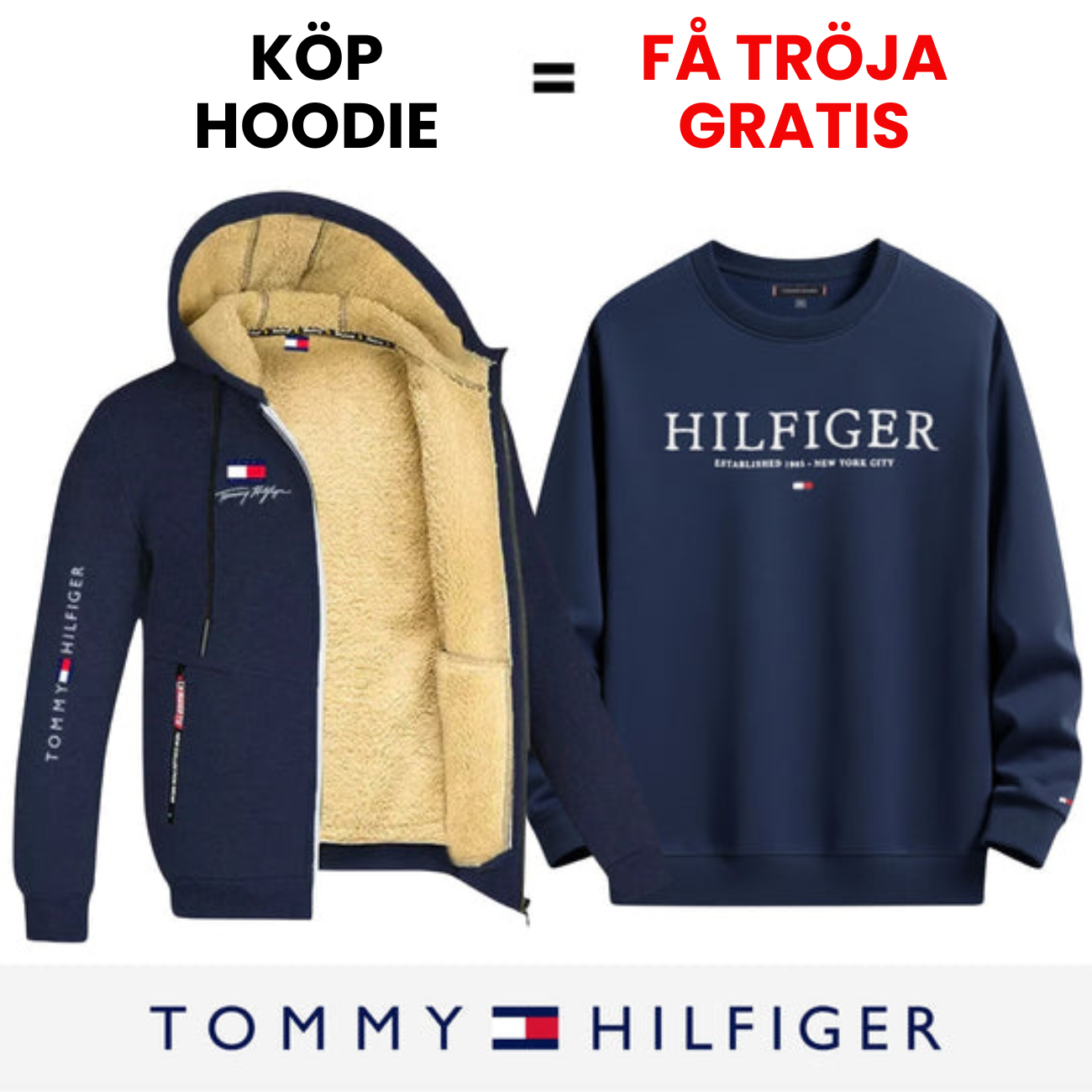 Premium Sherpa Hoodie + Sweat Erbjudande || BEGRÄNSAD ERBJUDANDE