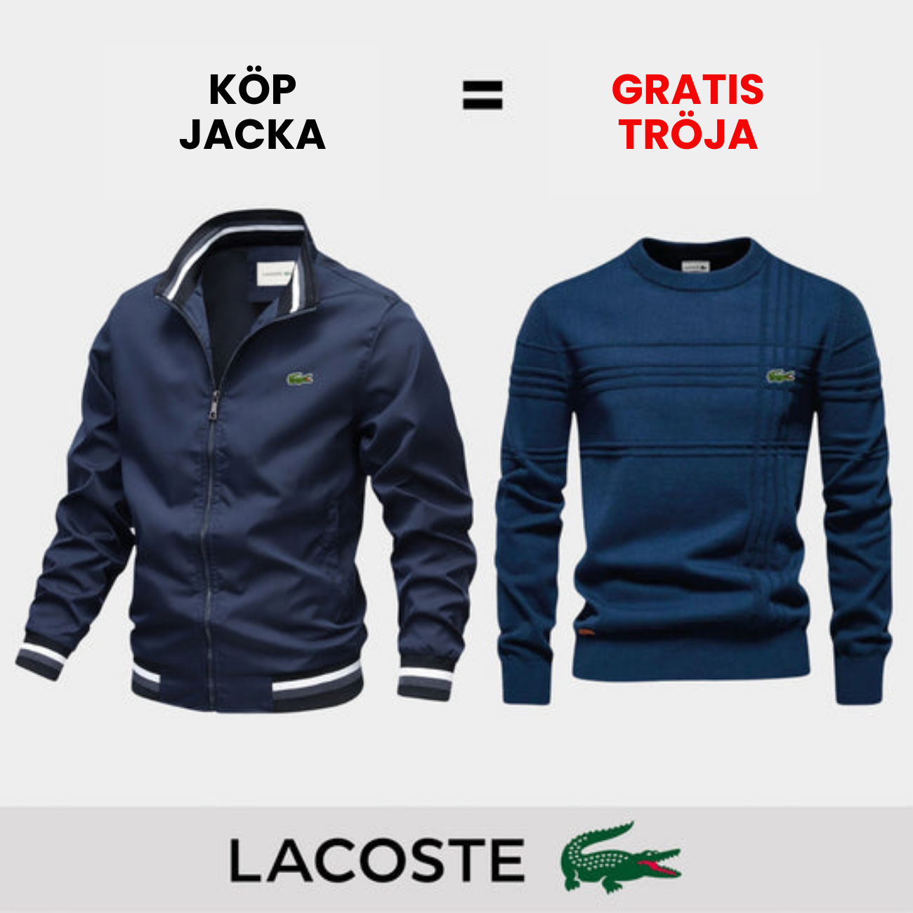 CASUAL JACKA + GRATIS TRÖJA || BEGRÄNSAT ERBJUDANDE