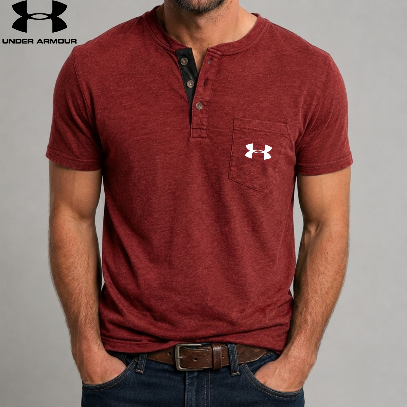 Premium Slub Knit Henley || Utförsäljning