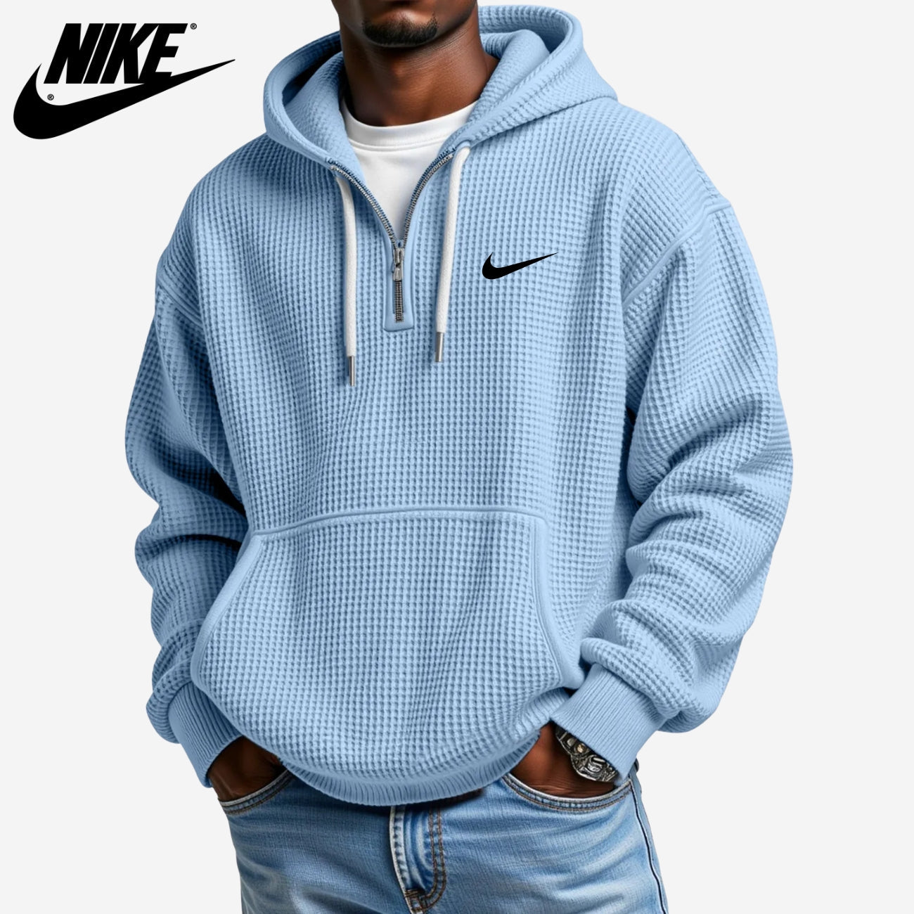 Texturerad Hoodie || UTFÖRSÄLJNINGSPRIS