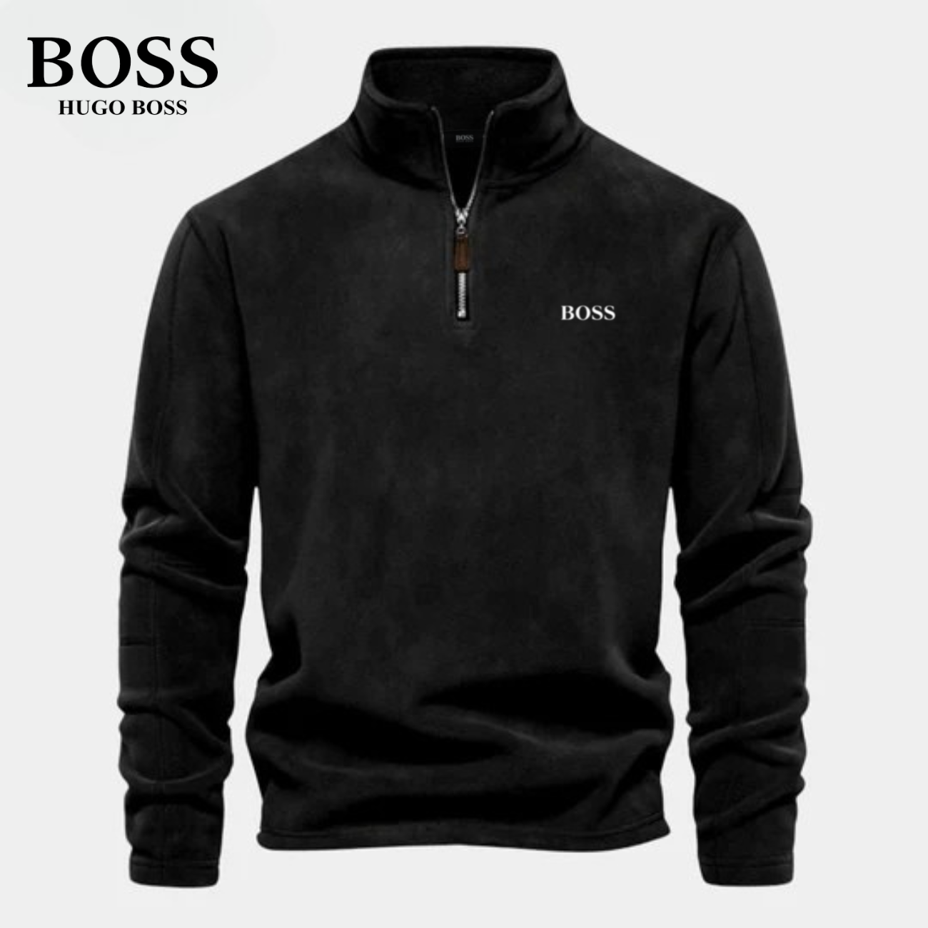 BOSS™ Half Zip Sweatshirt | I Bomull