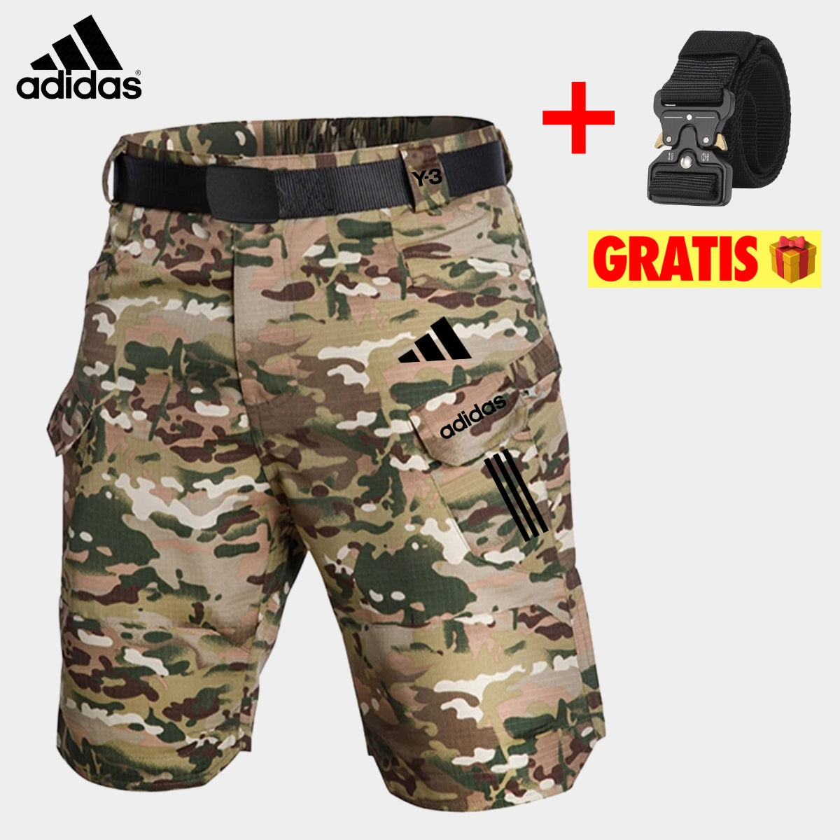 Taktiska Cargo-shorts + Gratis Bälte || UTFÖRSÄLJNING