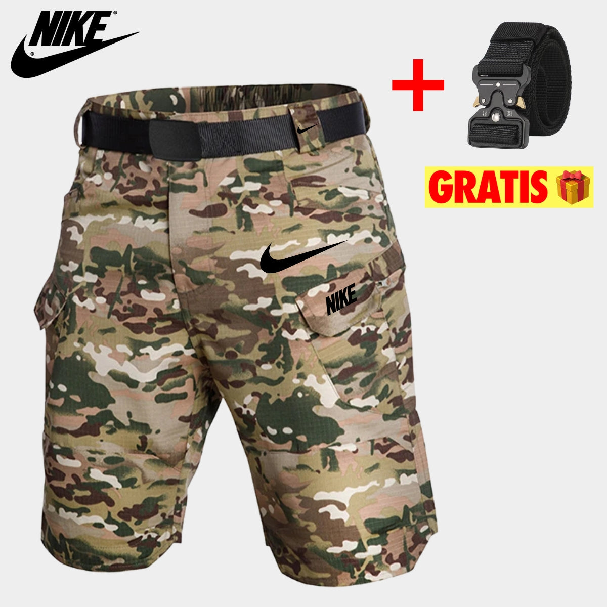 Taktiska Cargo-shorts + Gratis Bälte || UTFÖRSÄLJNING
