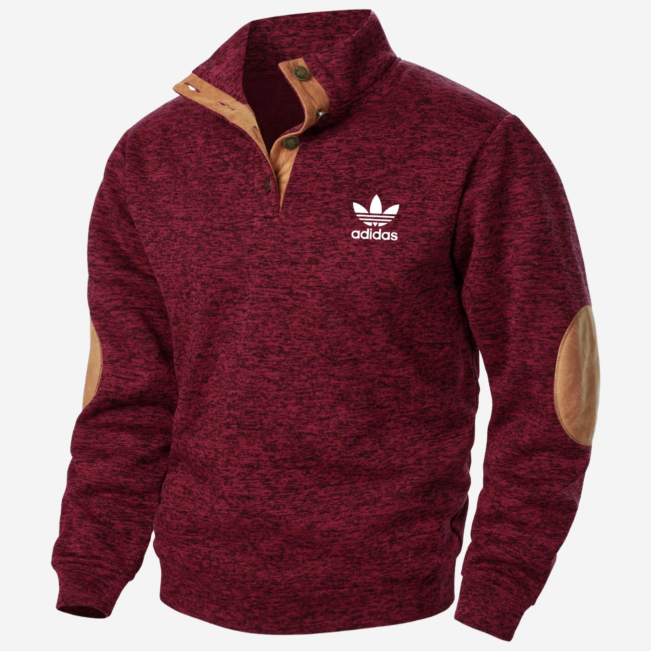 Halvknäppt sweatshirt - UTFÖRSÄLJNING