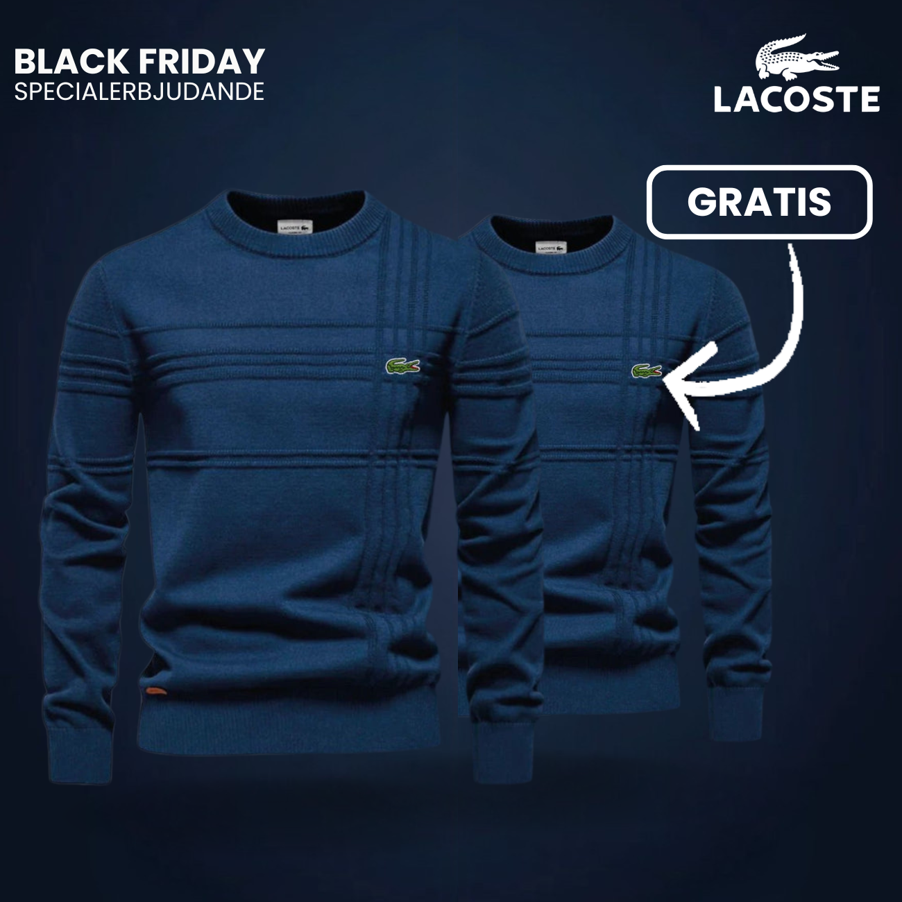 Herrtröja med Texturerad Design LC™ 1+1 Gratis (Utförsäljning)