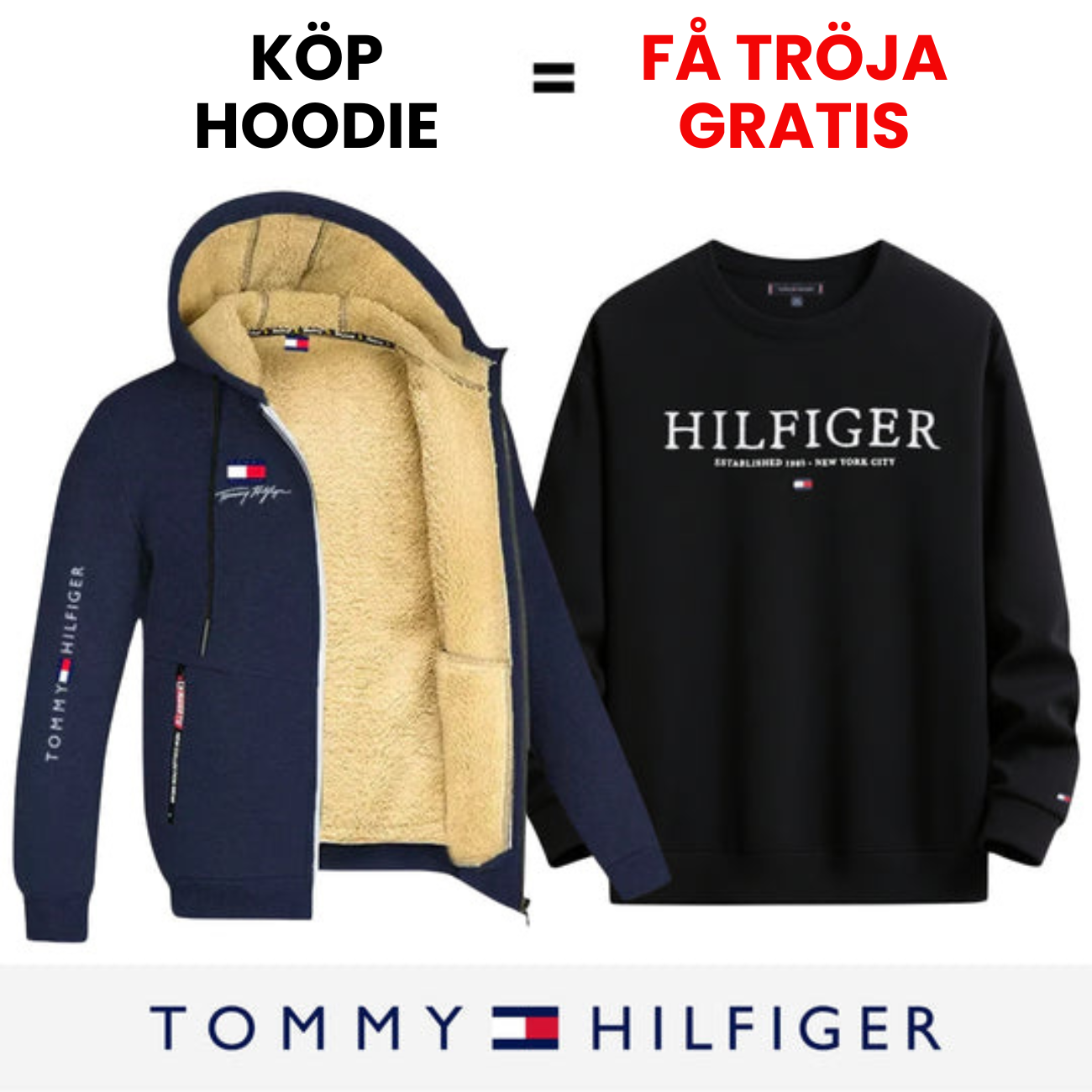 Premium Sherpa Hoodie + Sweat Erbjudande || BEGRÄNSAD ERBJUDANDE