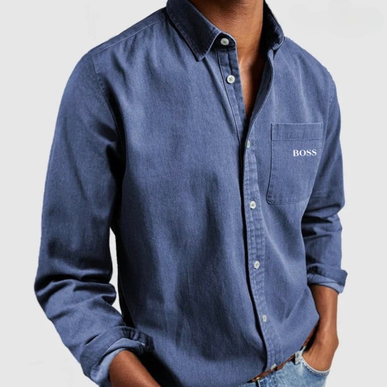 Linneskjorta | i Oxford-stil