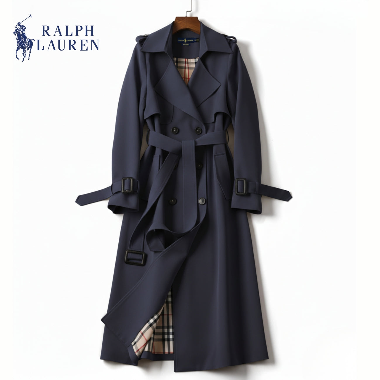Elegant Trenchcoat med Bälte || UTFÖRSÄLJNINGSPRIS