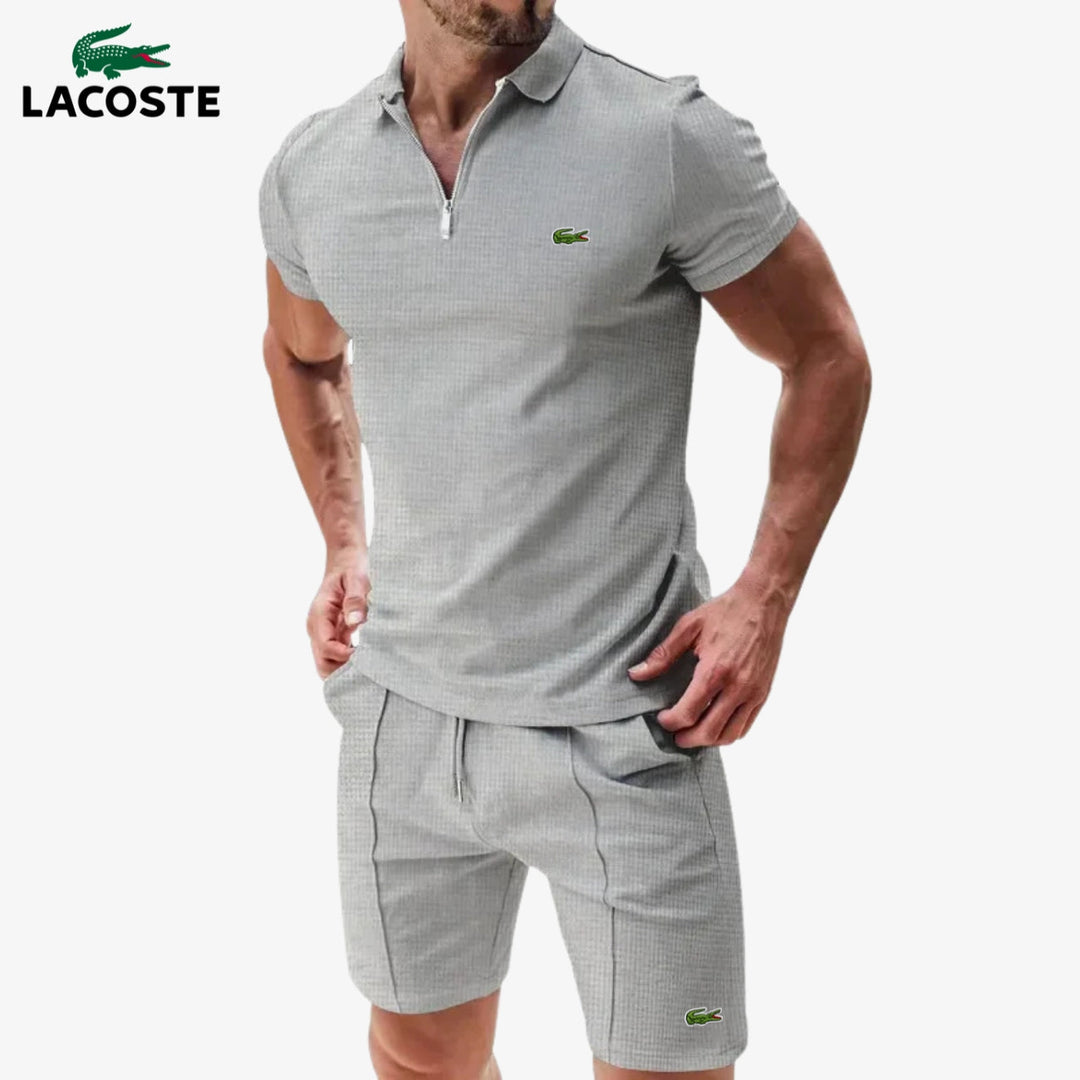 Zip-Polo & Shorts Set || Utförsäljning